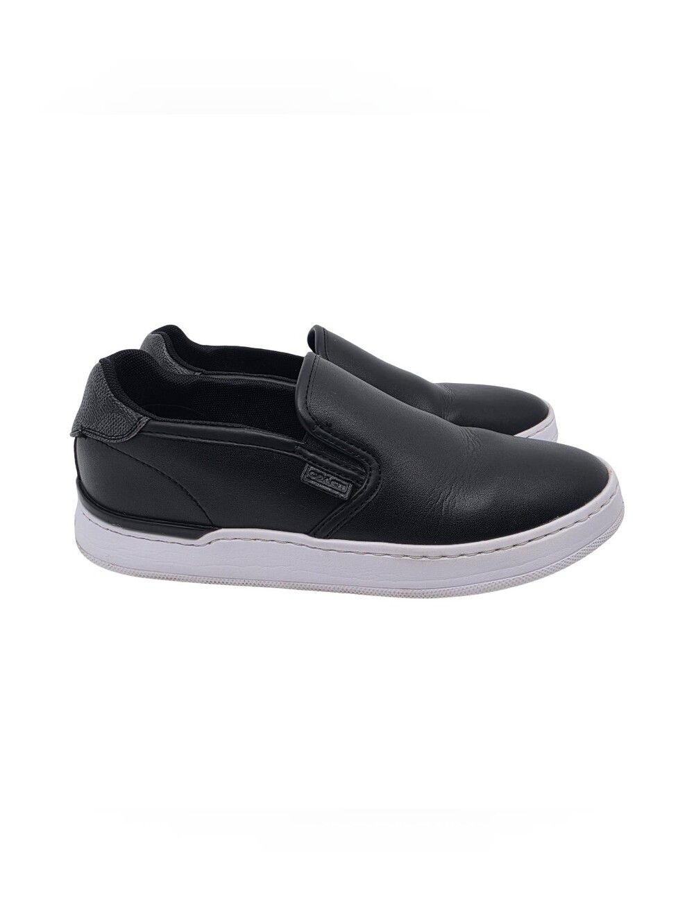 Coach Walker Leather Slip On Sneakers Size 7.5 (C0571)